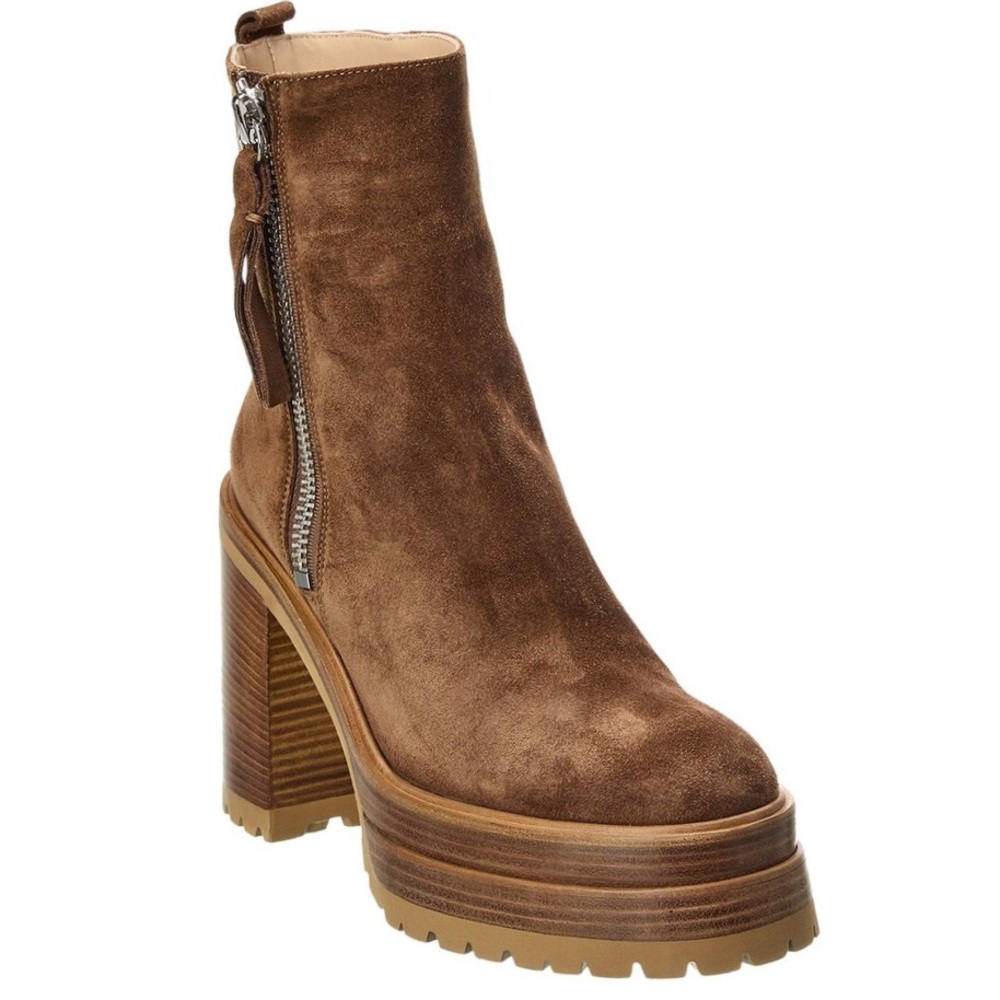 AGL Brown Suede Ankle Boots